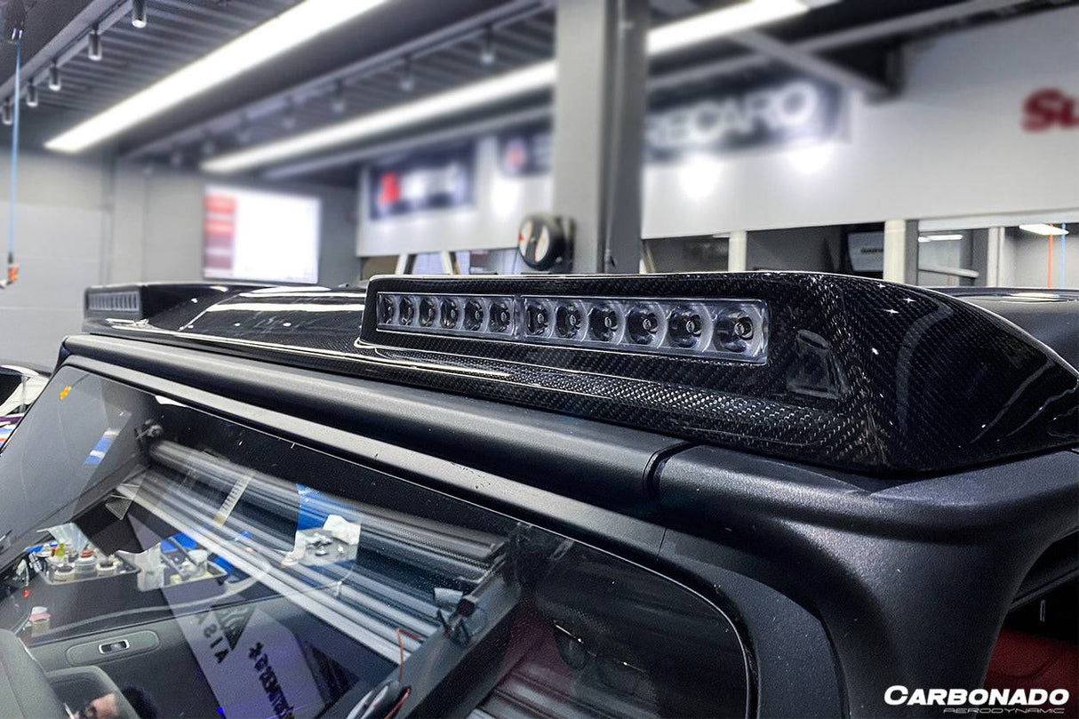 2019-2025 Mercedes Benz G-Class W464 | W465 G-Wagon BR Style Front Roof Spoiler | Fit G500,G550,G63 AMG