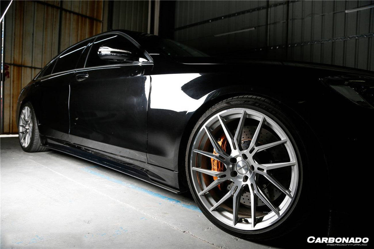 2017-2020 Mercedes Benz S63 AMG W222.2 Sedan MSY Style Side Skirts