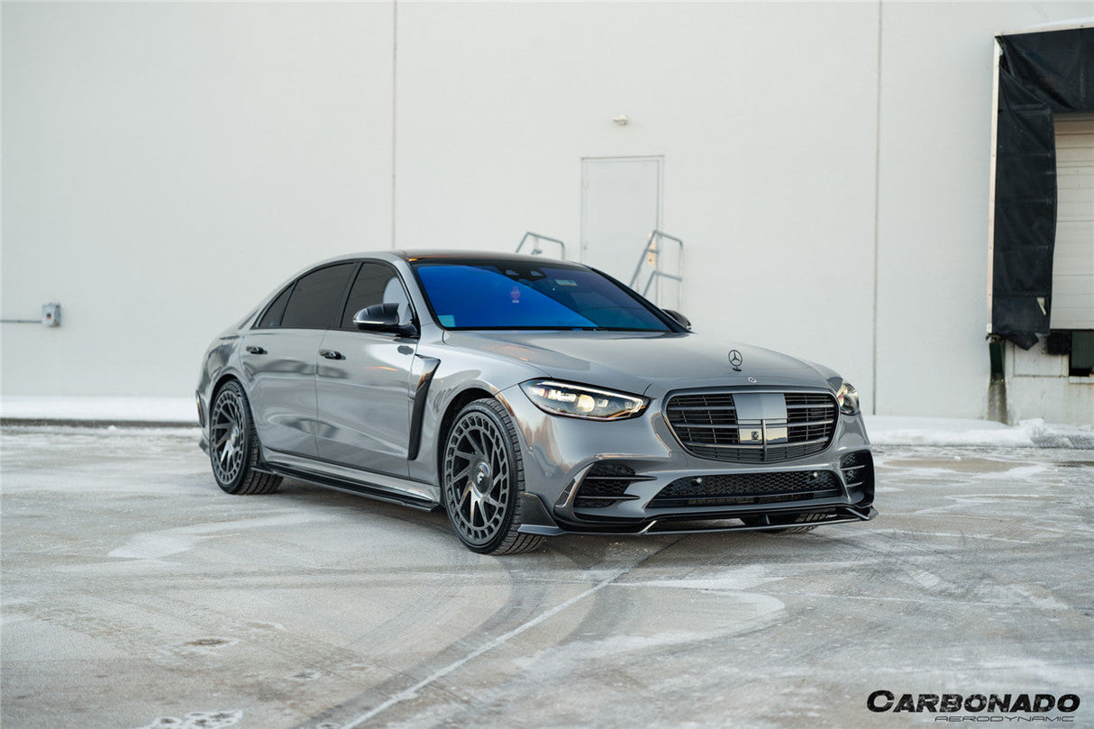 2021-UP Mercedes Benz S Class W223 Sedan MSY Style Side Skirts (Long Model)