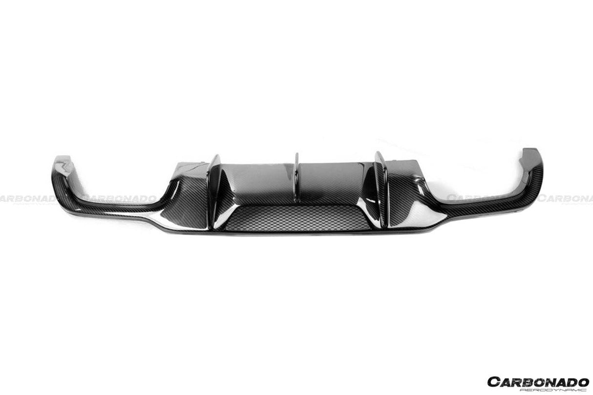 2012-2014 Mercedes Benz W204 C63 AMG Sedan VS Style Carbon Fiber Rear Lip