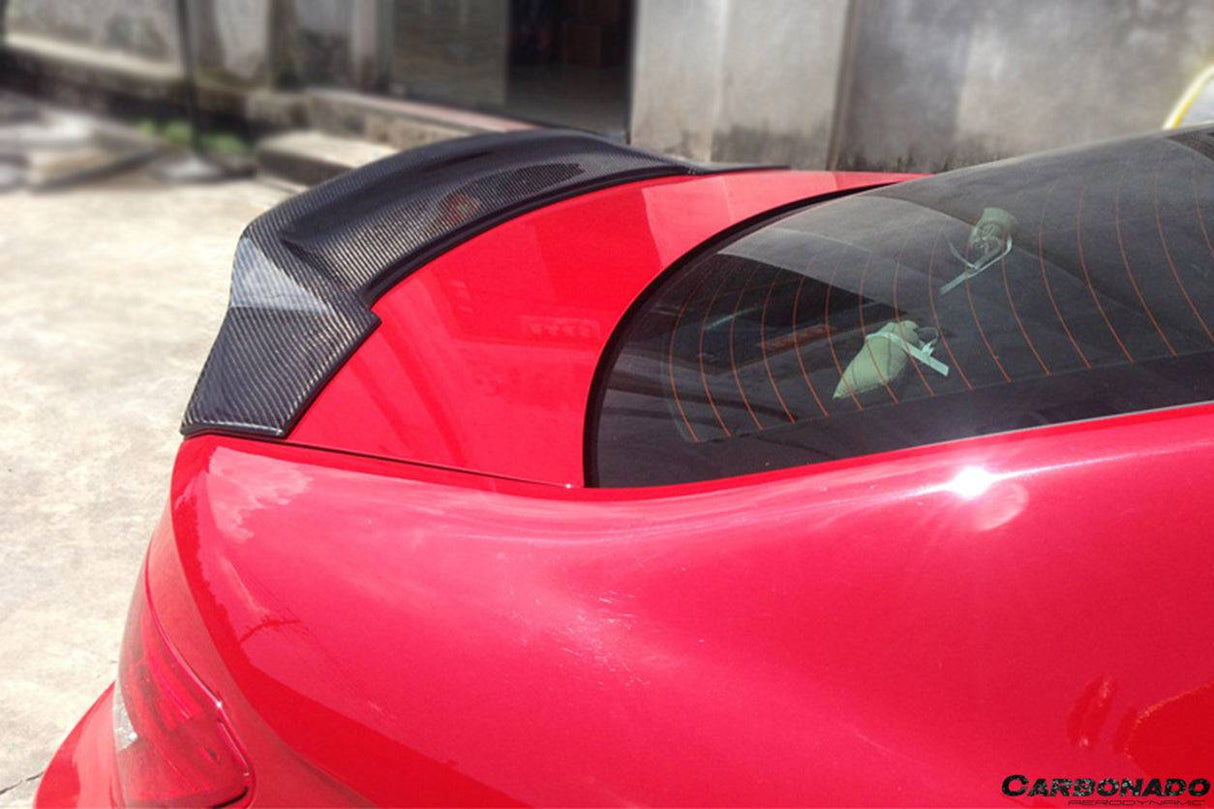 Mercedes Benz W204 C Class C63 AMG Coupe RT Style Carbon Fiber Trunk Spoiler