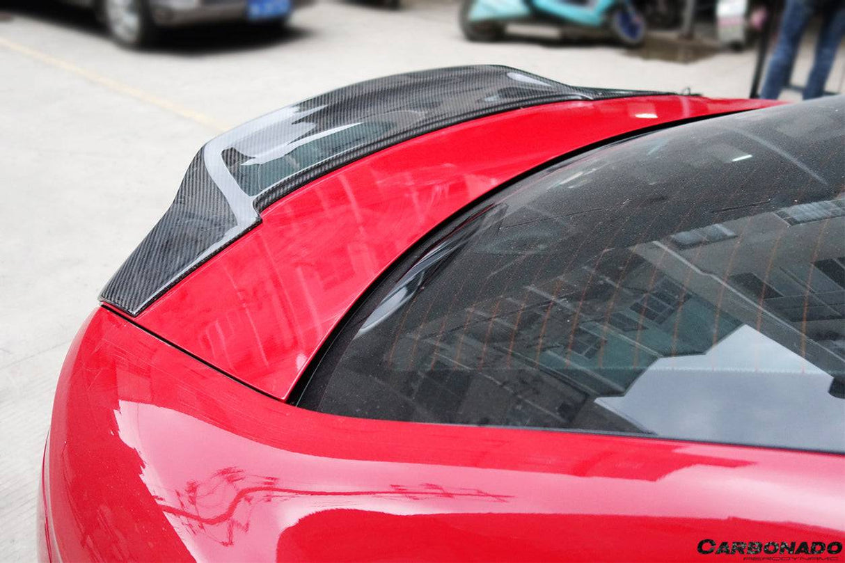 Mercedes Benz W204 C Class C63 AMG Coupe RT Style Carbon Fiber Trunk Spoiler