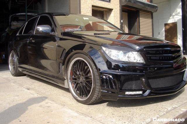 2008-2013 Mercedes Benz W204 C Class DE Style Front Bumper with LED Lights