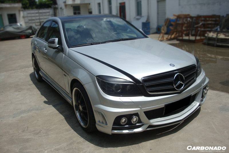 2008-2013 Mercedes Benz W204 C Class DE Style Front Bumper with LED Lights
