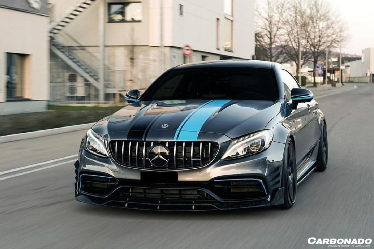 2015-2021 Mercedes Benz W205 C63 S AMG Coupe BR Style Front Lip