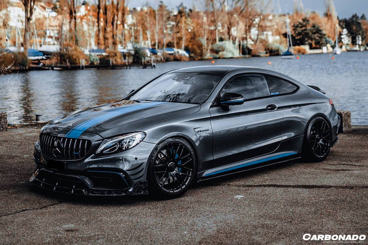 2015-2021 Mercedes Benz W205 C63 S AMG Coupe BR Style Front Lip