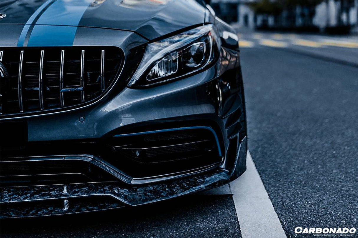 2015-2021 Mercedes Benz W205 C63 S AMG Coupe BR Style Front Lip