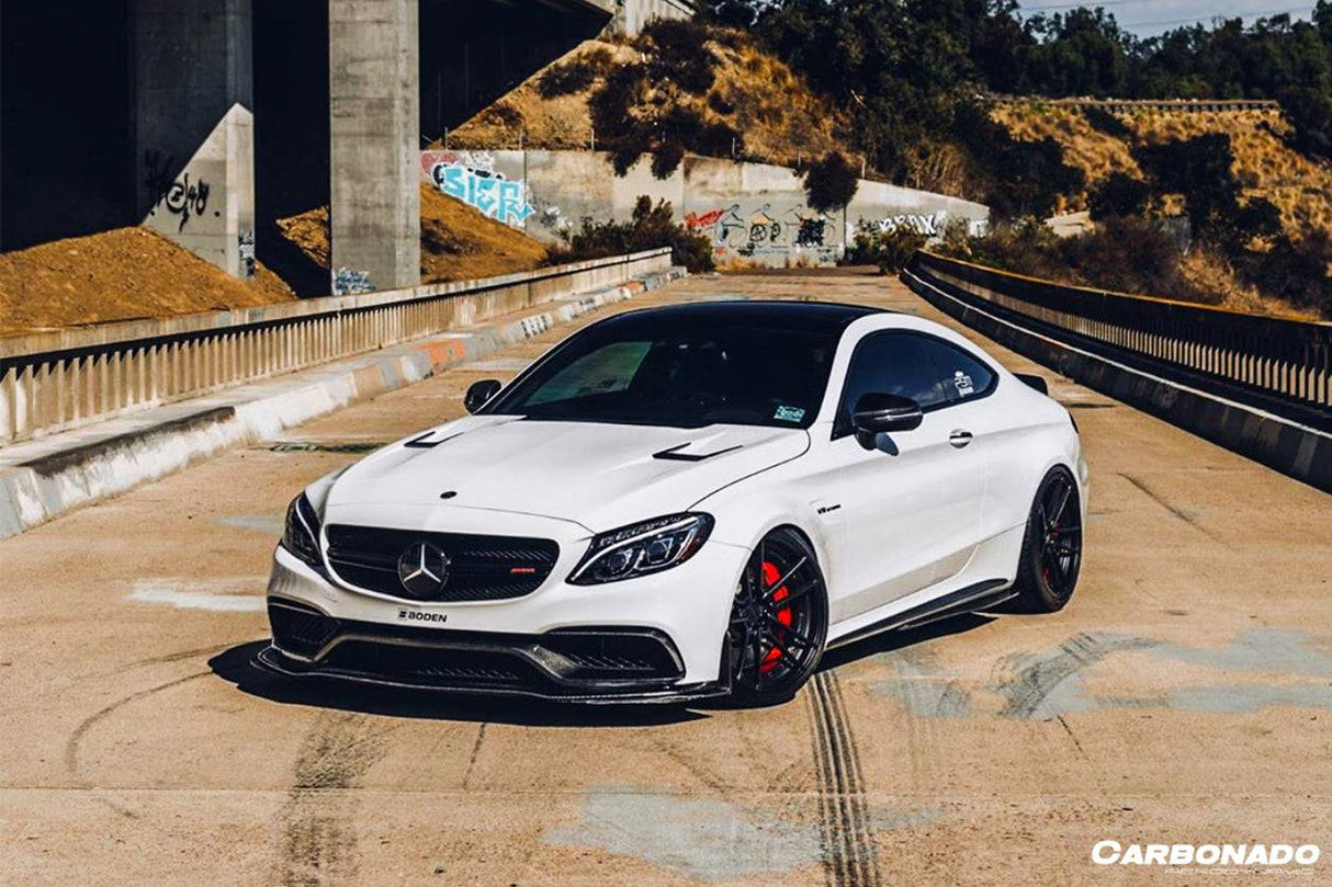 2015-2021 Mercedes Benz W205 C63S AMG Sedan & Coupe BKSS Style Hood