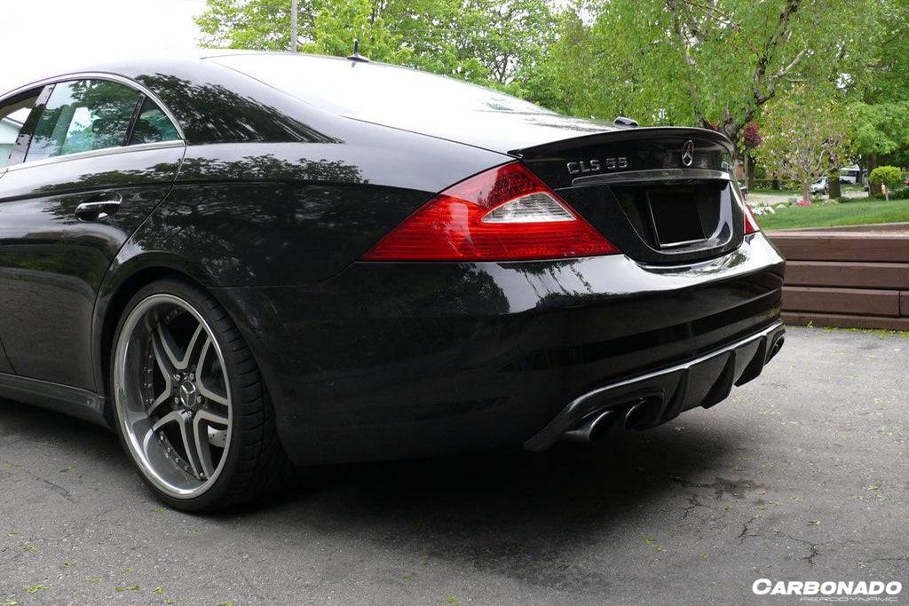 2006-2010 Mercedes Benz W219 CLS63 CLS55 AMG Carbon Fiber Rear Diffuser Lip