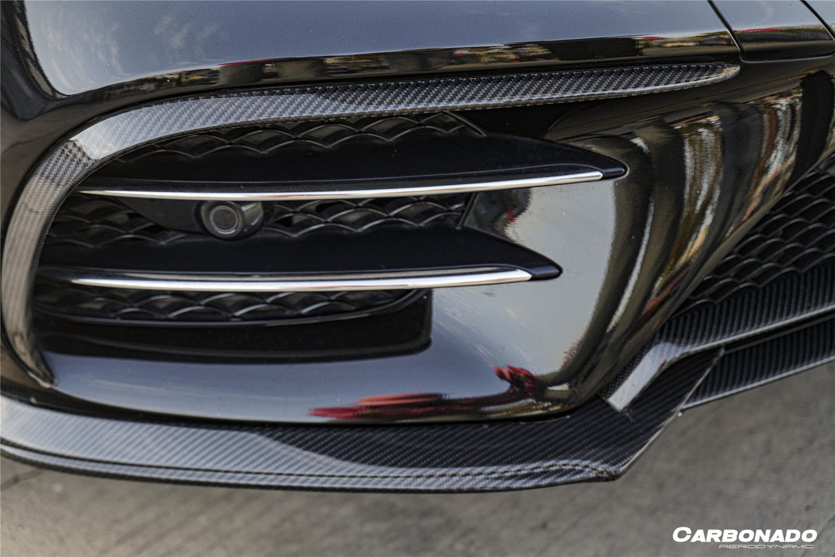 2018-2020 Mercedes Benz W222 Facelift Sedan IA Style Front Bumper Canards | Fits S450, S560 AMG