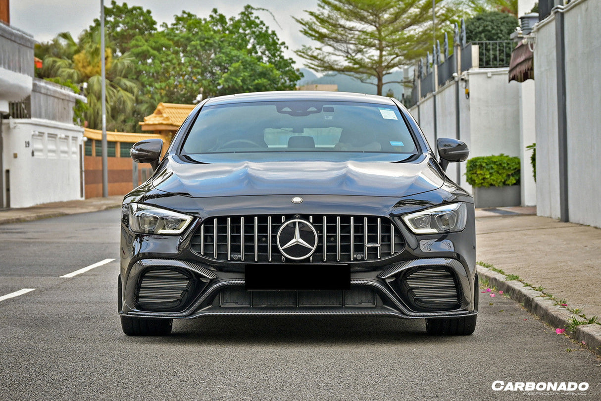 2019-2023 Mercedes Benz AMG GT63 S 4Door Coupe X290 OEM Style Carbon Fiber Front Lip