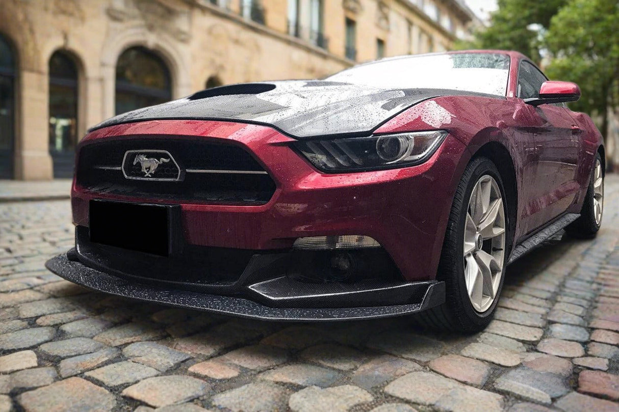 2015-2017 Ford Mustang HY Style Carbon Fiber Front Lip