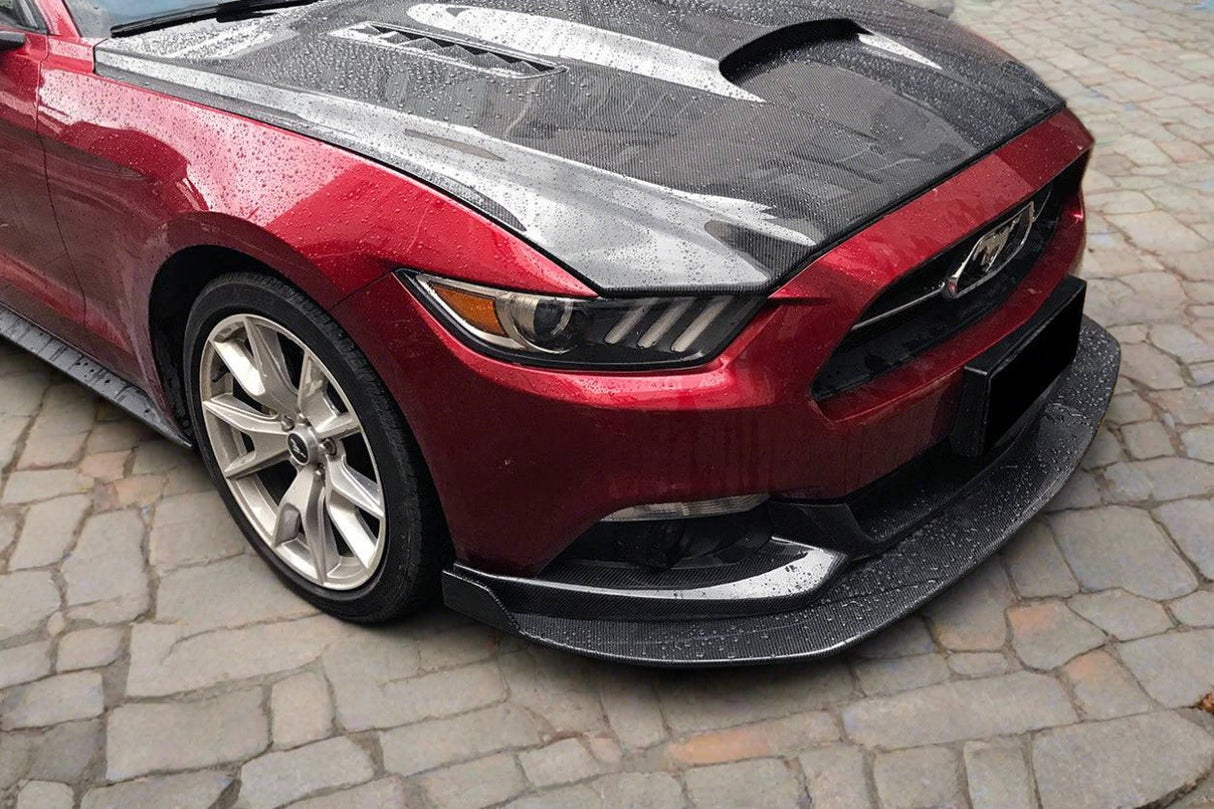 2015-2017 Ford Mustang HY Style Carbon Fiber Front Lip
