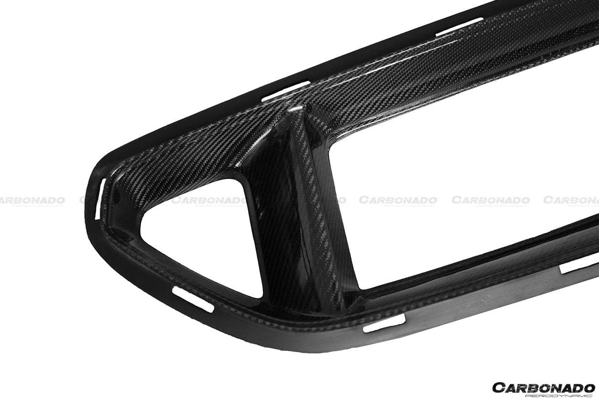 2015-2017 Ford Mustang TRU Style Carbon Fiber Front Bumper Up Grill