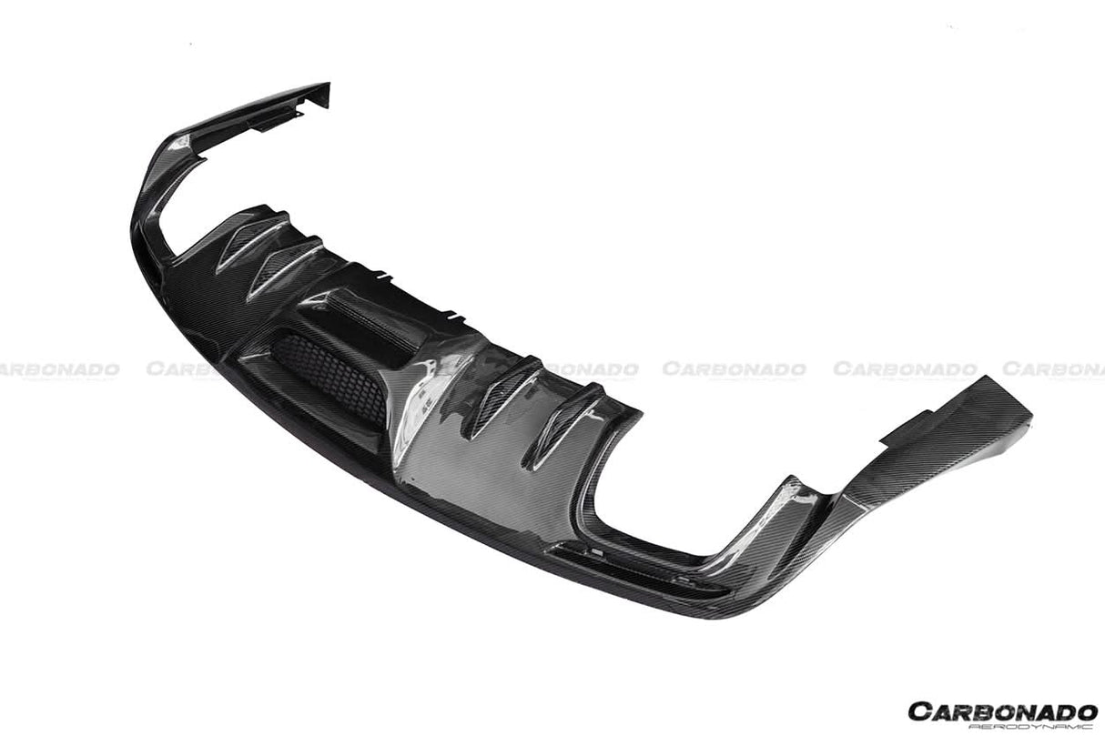 2015-2017 Ford Mustang Rsh Style Carbon Fiber Rear Diffuser Lip