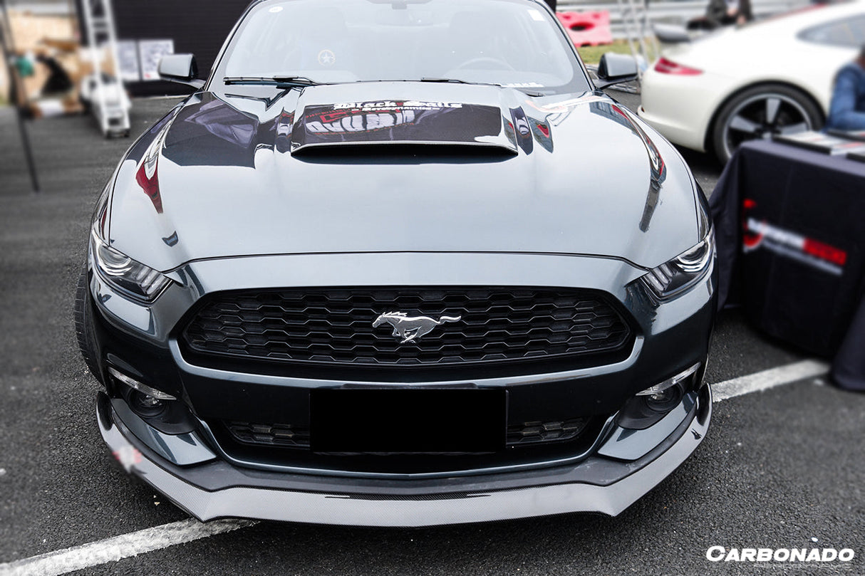 2015-2017 Ford Mustang Rsh Style Carbon Fiber Front Lip
