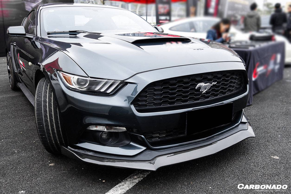 2015-2017 Ford Mustang Rsh Style Carbon Fiber Front Lip