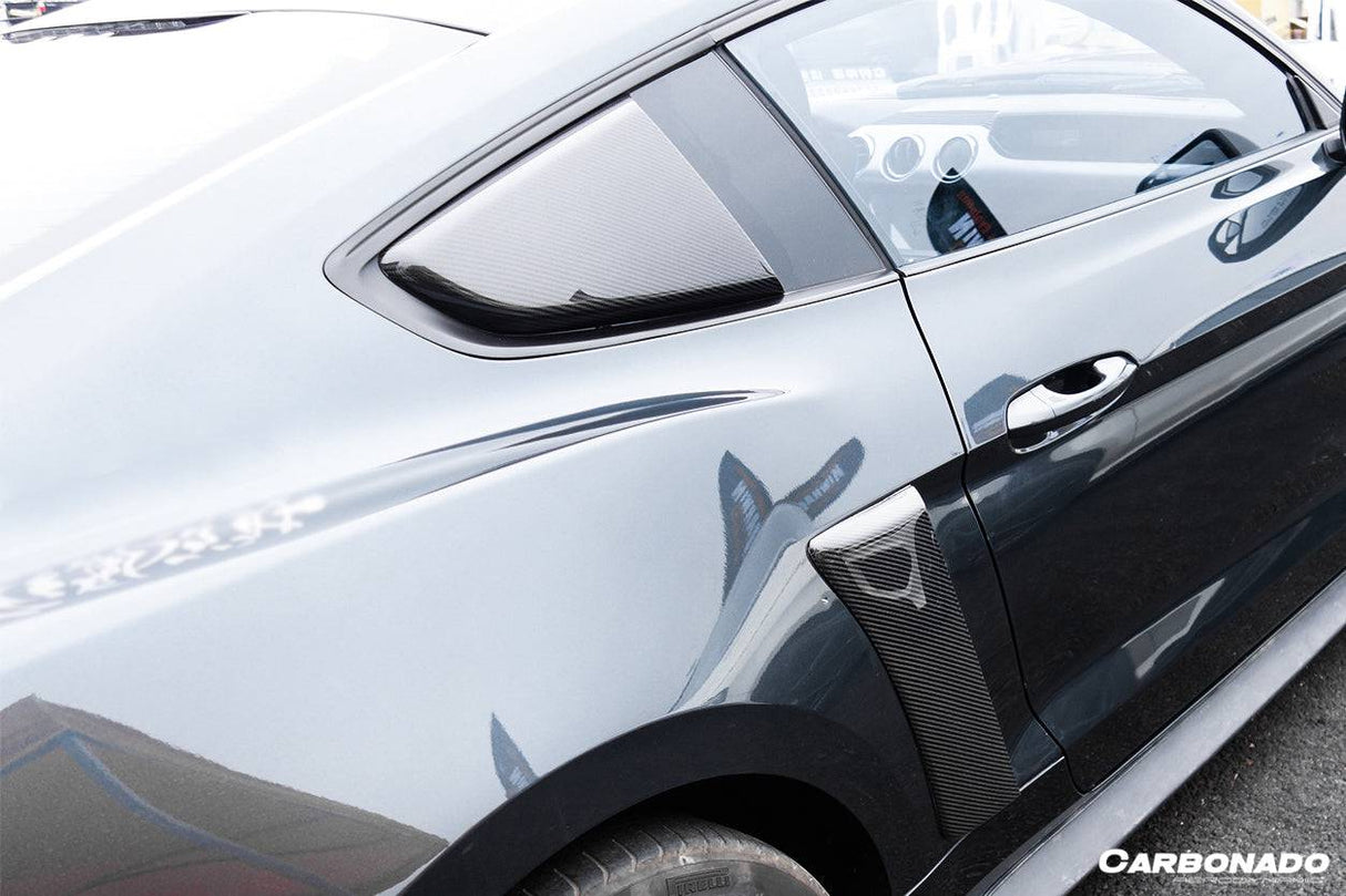 2015-2023 Ford Mustang Rsh Style Quarter Window Scoops