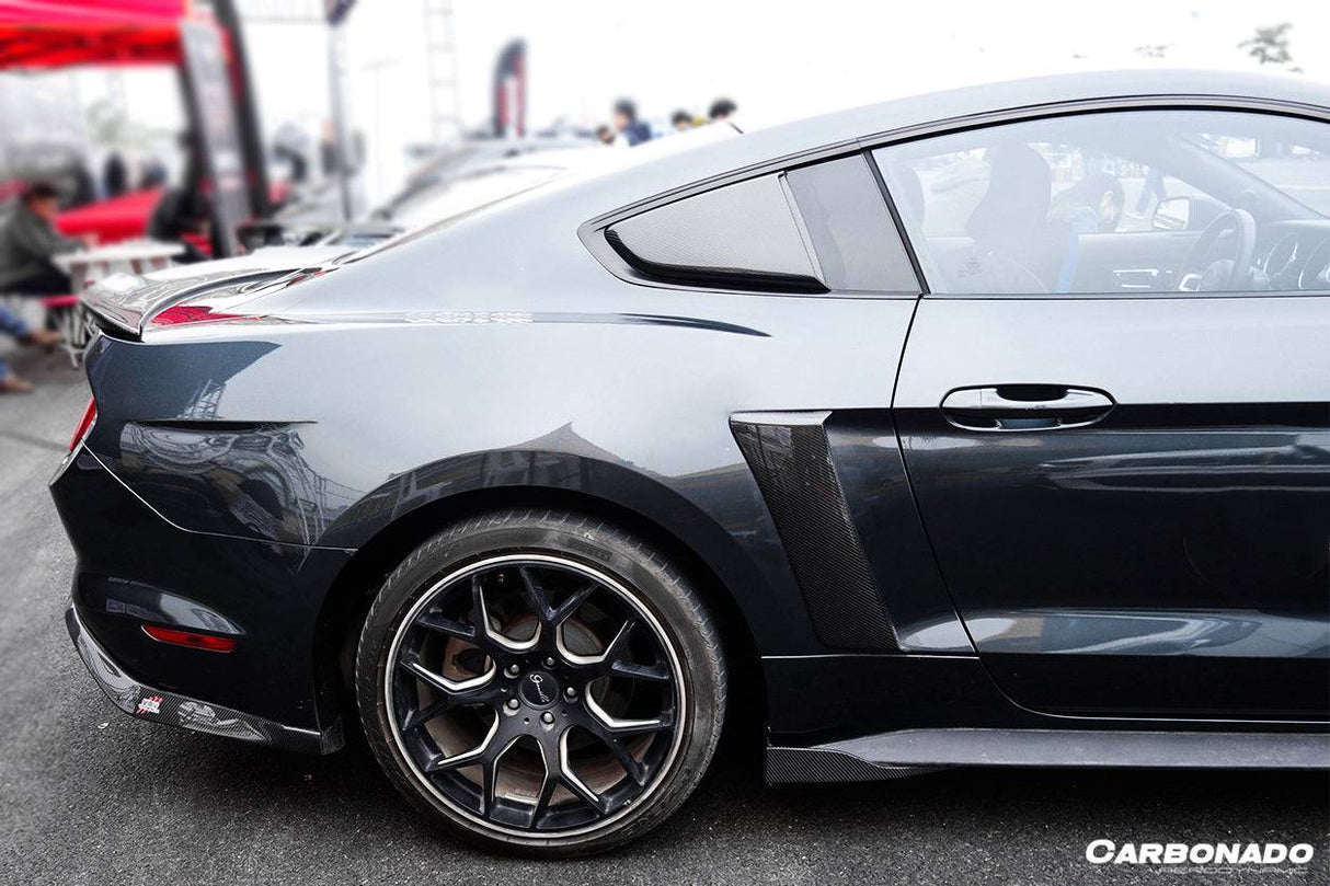 2015-2017 Ford Mustang Rsh Style Side Skirts Winglets