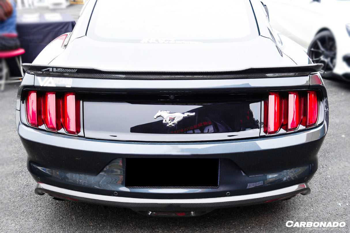 2015-2023 Ford Mustang Rsh Style Carbon Fiber Trunk Spoiler