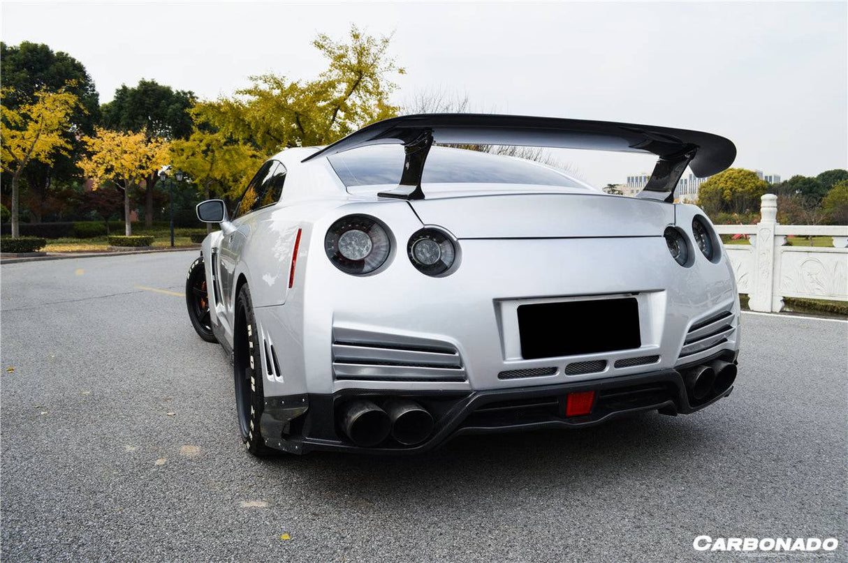 2008-2016 Nissan GTR R35 CBA DBA VA Style Rear Bumper w/ Lip