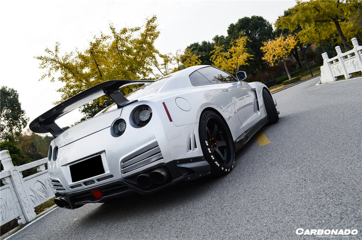 2008-2016 Nissan GTR R35 CBA DBA VA Style Rear Bumper w/ Lip
