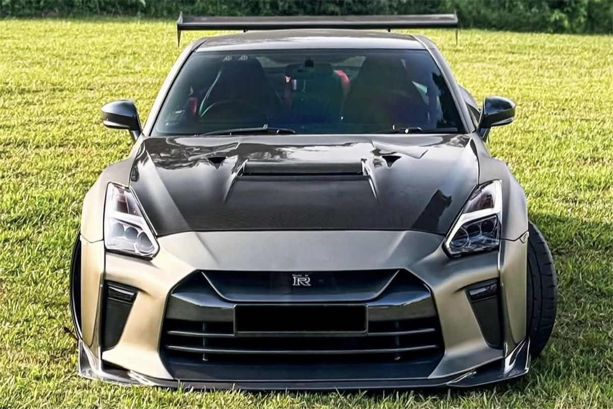 2009-2016 Nissan GTR R35 CBA & DBA VA Style Carbon Fiber Hood