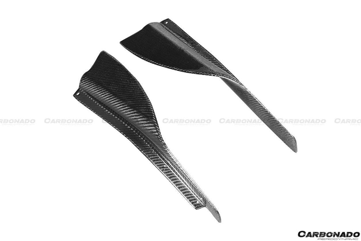 2012-2016 Nissan GTR R35 DBA Mines Style Carbon Fiber Front Canards