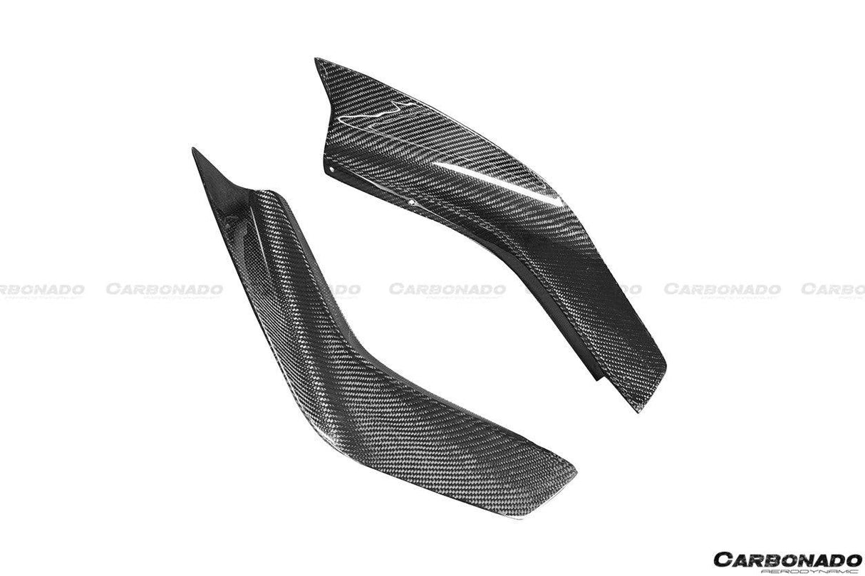 2012-2016 Nissan GTR R35 DBA Mines Style Carbon Fiber Front Canards