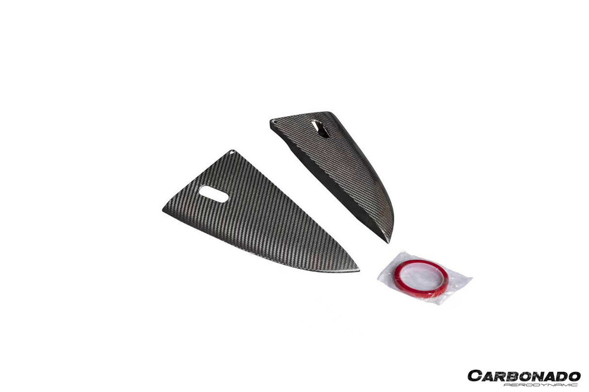 2017-2025 Porsche 718 Cayman Boxster GT4RS Style Autoclave Carbon Fiber Rear Diffuser Lip With Winglets And Exhaust Tips