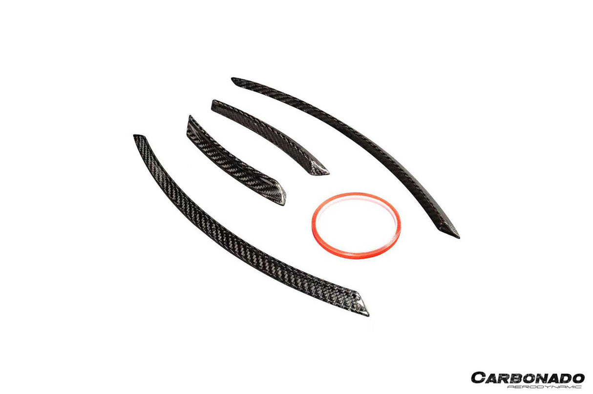 2017-2025 Porsche 718 Cayman Boxster GT4RS Style Autoclave Carbon Fiber Rear Fender Flare 4pcs