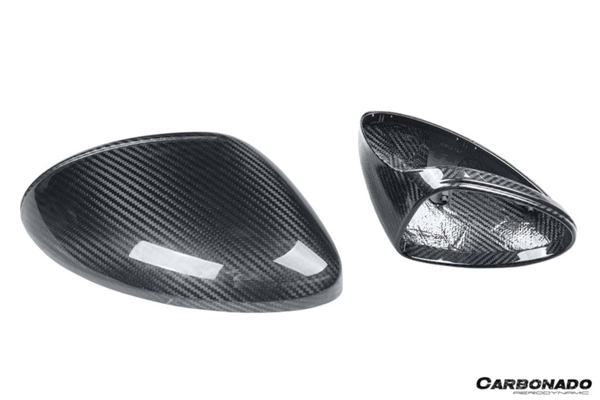 2017-2025 Porsche 718 OE Style Autoclave Carbon Fiber Mirror Housing Replacement | Fits Cayman, Boxster, Spyder, GTS, GT4, GT4 RS LHD