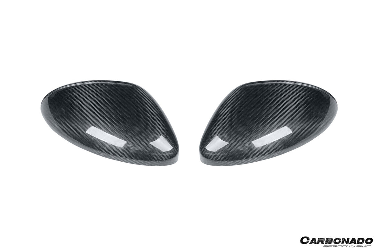 2017-2025 Porsche 718 OE Style Autoclave Carbon Fiber Mirror Housing Replacement | Fits Cayman, Boxster, Spyder, GTS, GT4, GT4 RS LHD