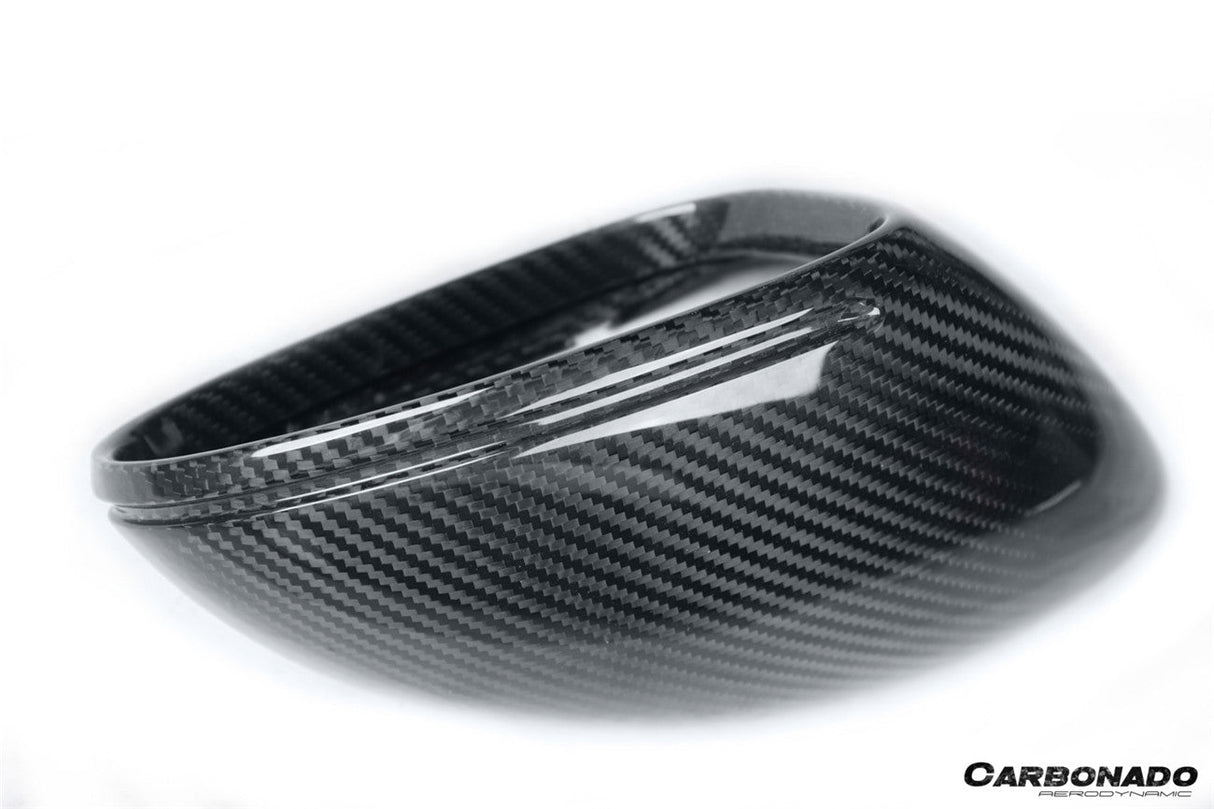 2017-2025 Porsche 718 OE Style Autoclave Carbon Fiber Mirror Housing Replacement | Fits Cayman, Boxster, Spyder, GTS, GT4, GT4 RS LHD