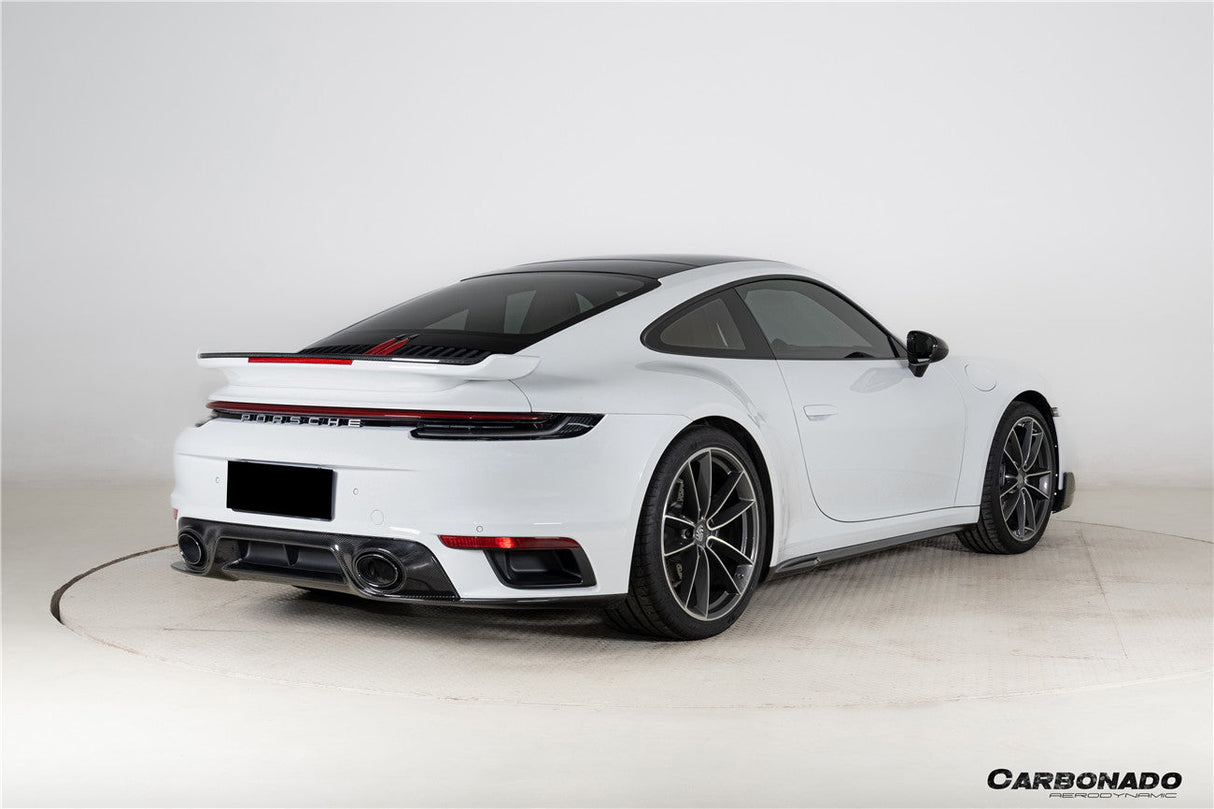 2020-2026 Porsche 911 992.1 | 992.2 Carrera | Targa Turbo SD Style Autoclave Carbon Fiber Side Skirts | Fits 4, 4S, GTS, T, Cabriolet