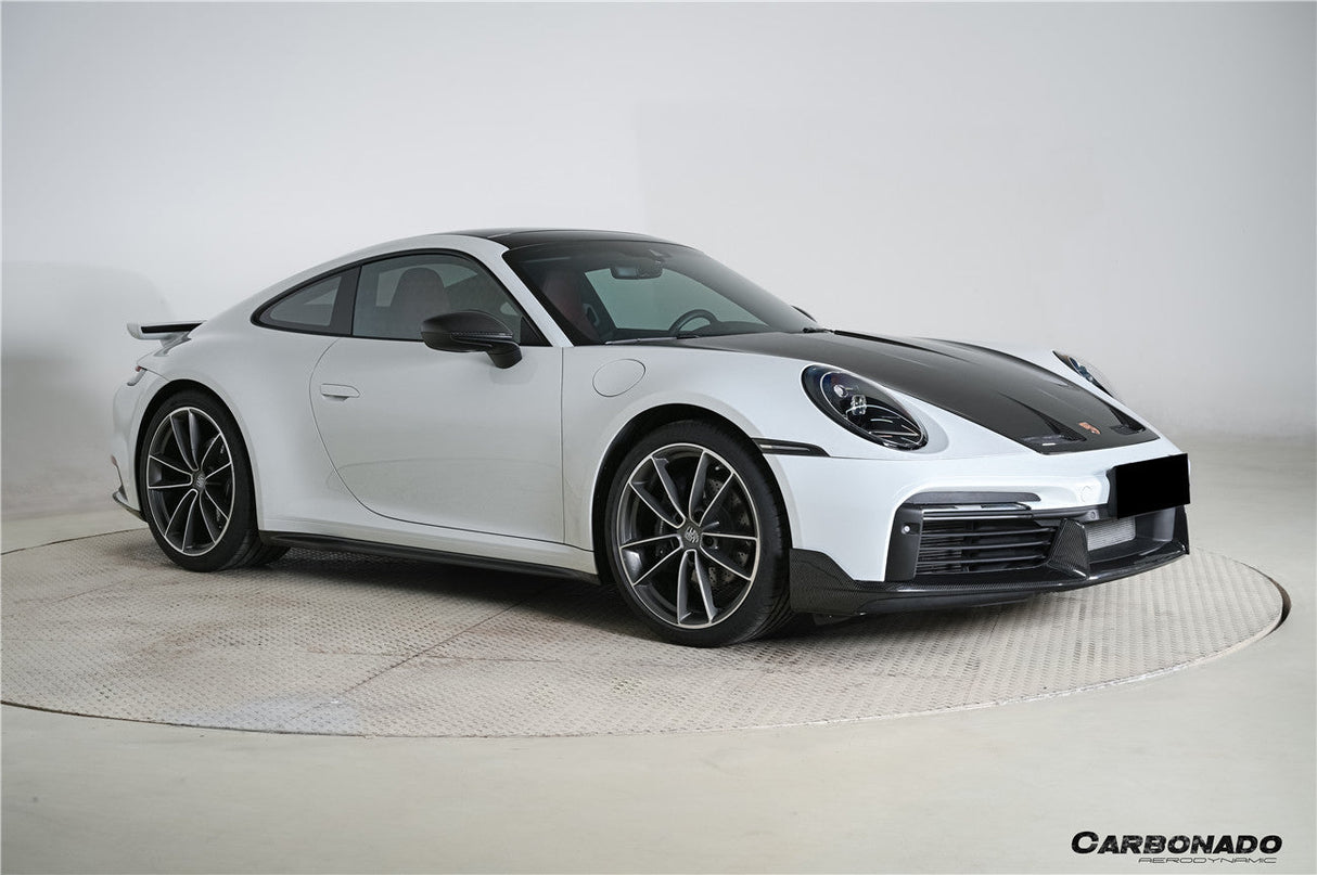 2020-2026 Porsche 911 992.1 | 992.2 Carrera | Targa Turbo SD Style Autoclave Carbon Fiber Side Skirts | Fits 4, 4S, GTS, T, Cabriolet
