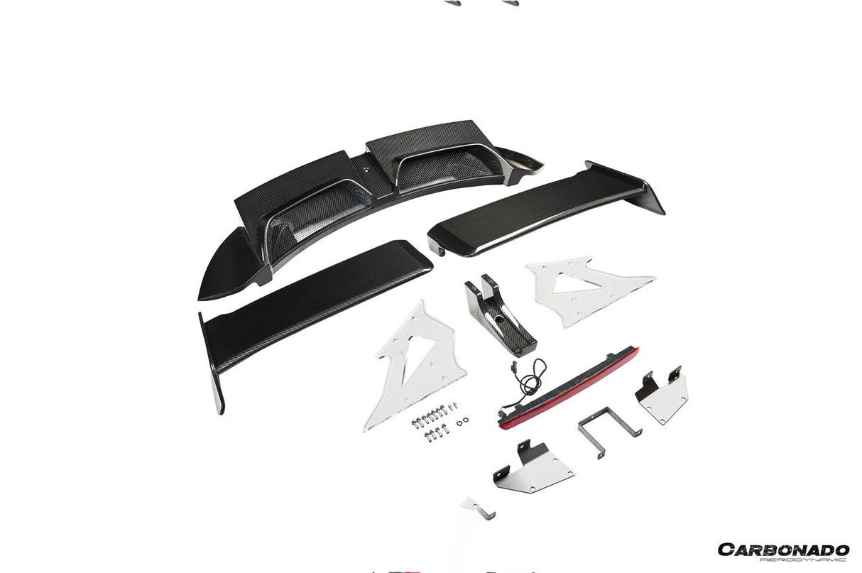 2019-2024 Porsche 911 992 Carrera S 4 4S TA Style Autoclave Carbon Fiber Trunk Spoiler Wing