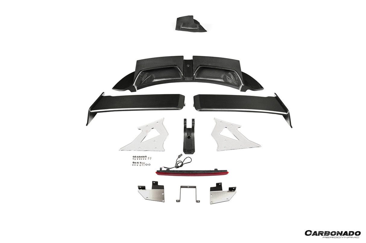 2019-2024 Porsche 911 992 Carrera S 4 4S TA Style Autoclave Carbon Fiber Trunk Spoiler Wing