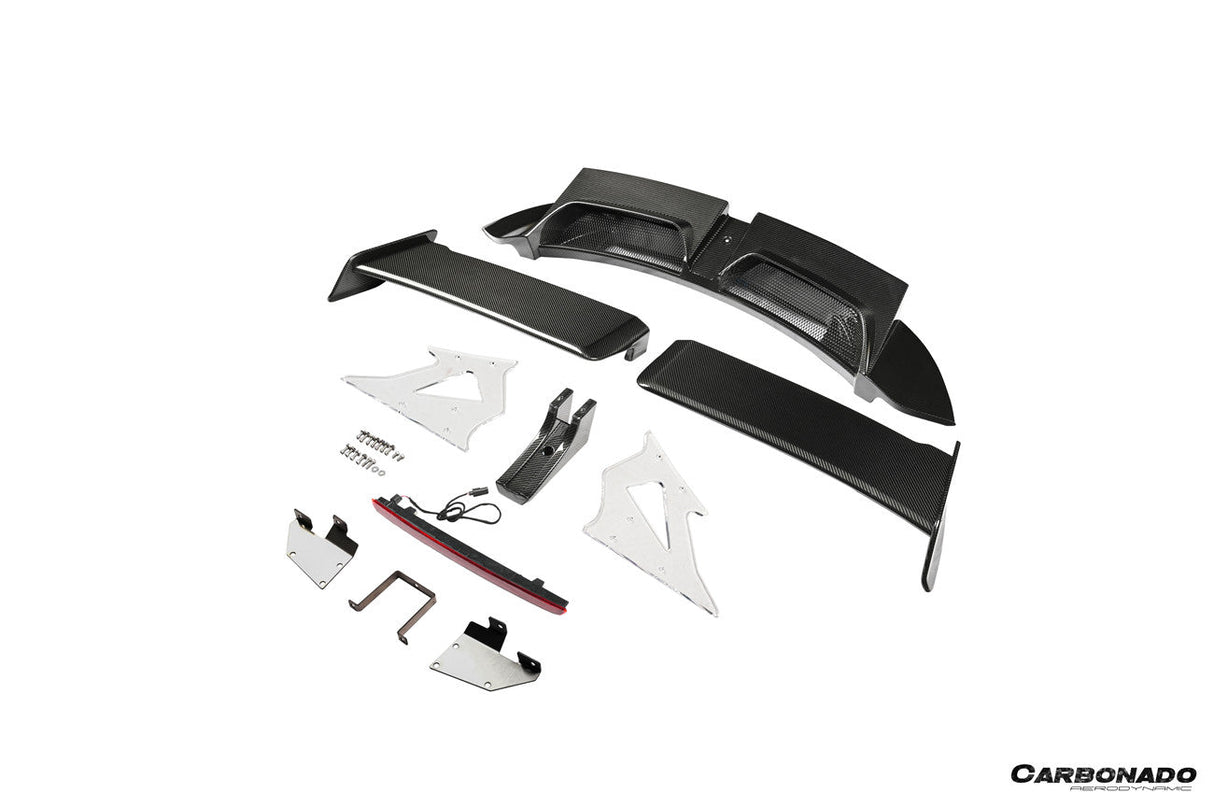 2019-2024 Porsche 911 992 Carrera S 4 4S TA Style Autoclave Carbon Fiber Trunk Spoiler Wing