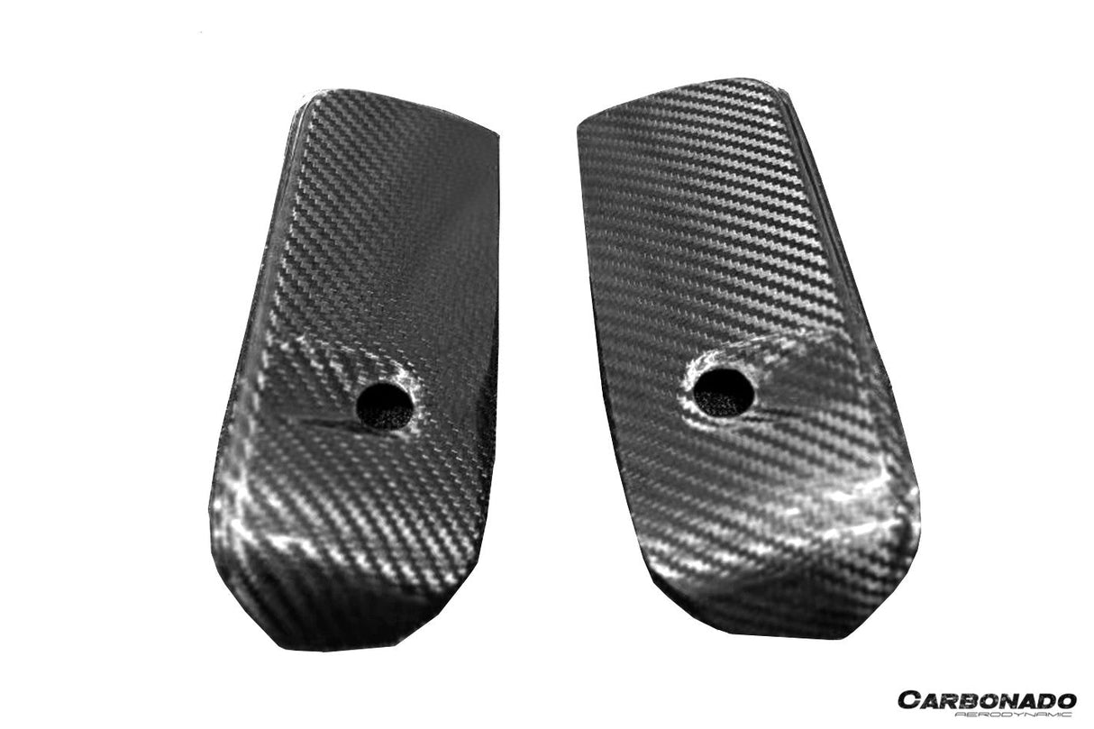 2020-2024 Porsche 911 992.1 Turbo S And Turbo S Cabriolet 9D Style Autoclave Carbon Fiber Front Bumper Air Vent Trim