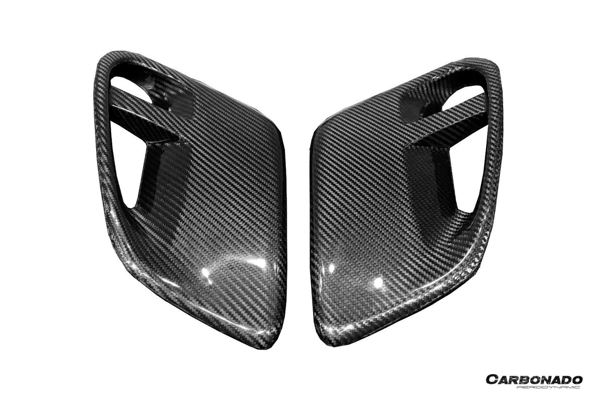 2020-2024 Porsche 911 992.1 Turbo S And Turbo S Cabriolet 9D Style Autoclave Carbon Fiber Quarter Panel Side Scoops