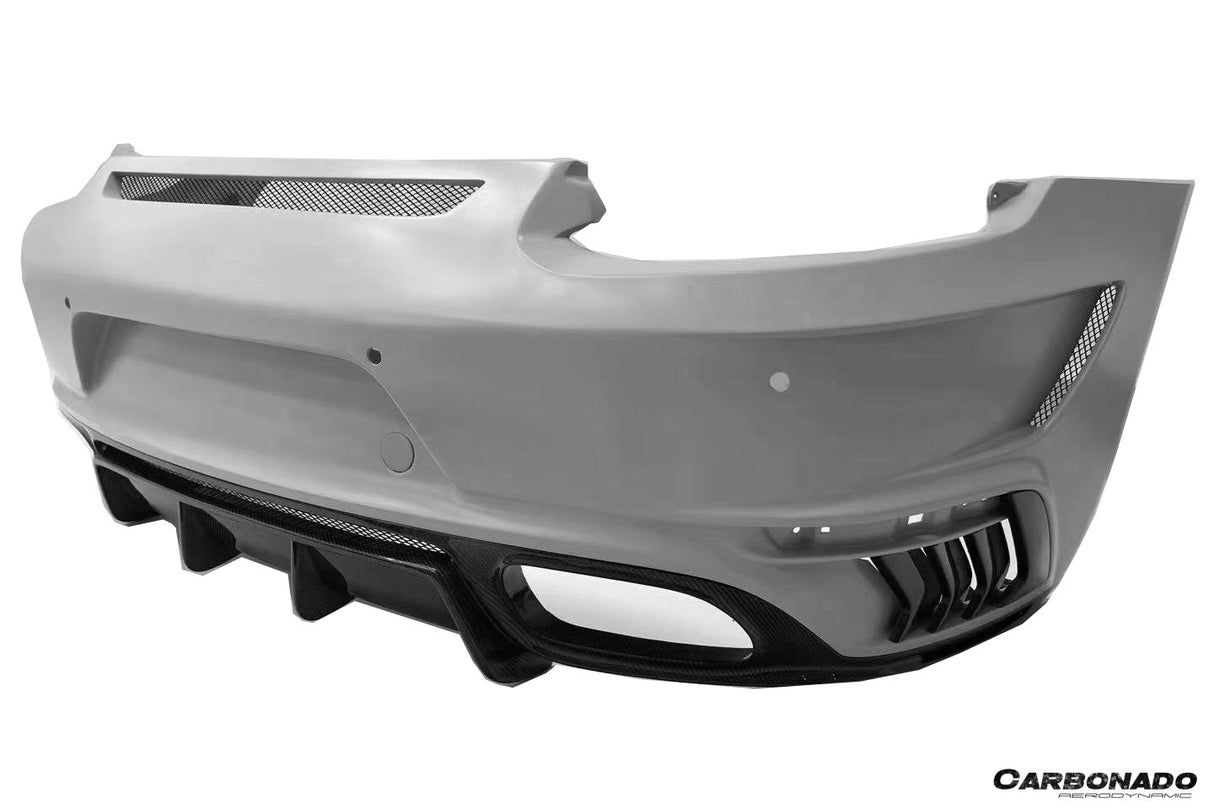 2016-2019 Porsche 911 991.2 Turbo s TP Style Rear Bumper