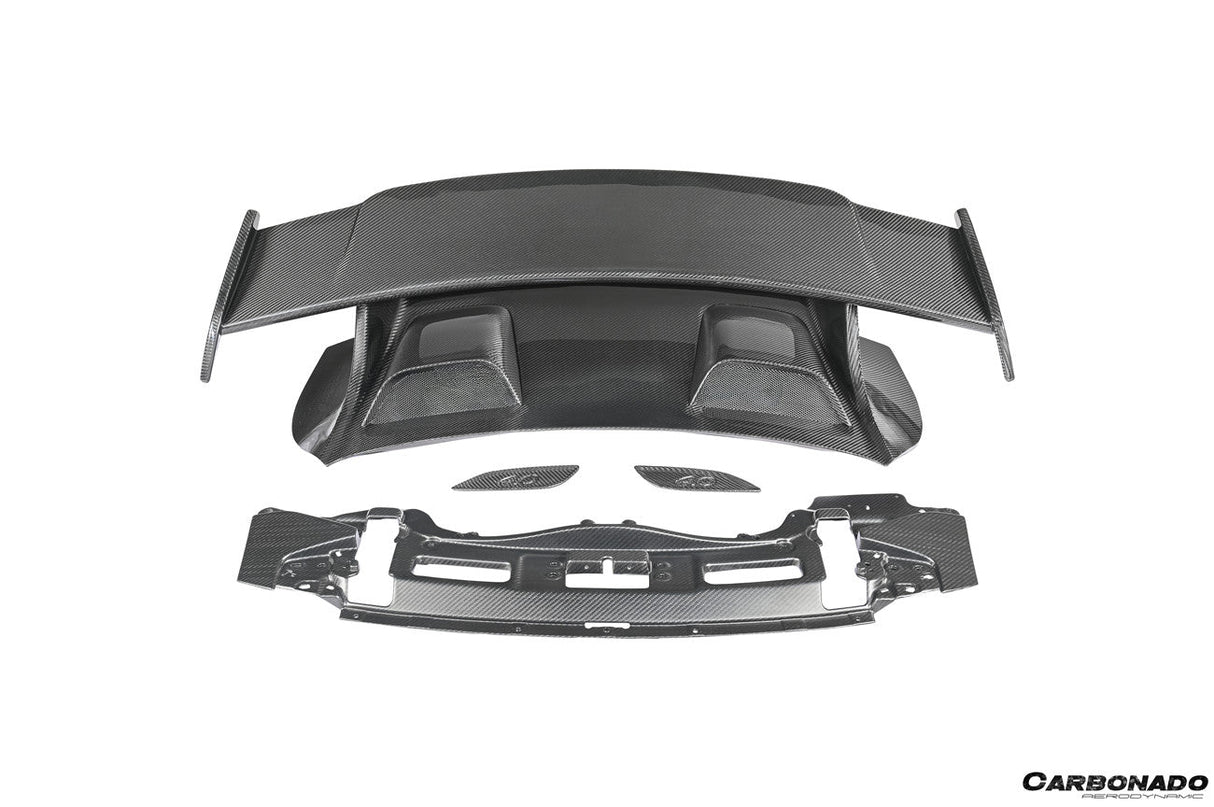 2013-2019 Porsche Carrera 911 991.2 Autoclave Carbon Fiber Trunk Spoiler Wing Carbonado (GT3) Fits: 4, S, 4S, GTS, 4 GTS