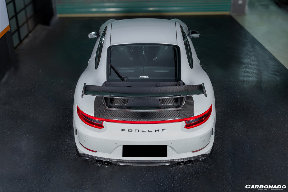 2013-2019 Porsche Carrera 911 991.2 Autoclave Carbon Fiber Trunk Spoiler Wing Carbonado (GT3) Fits: 4, S, 4S, GTS, 4 GTS