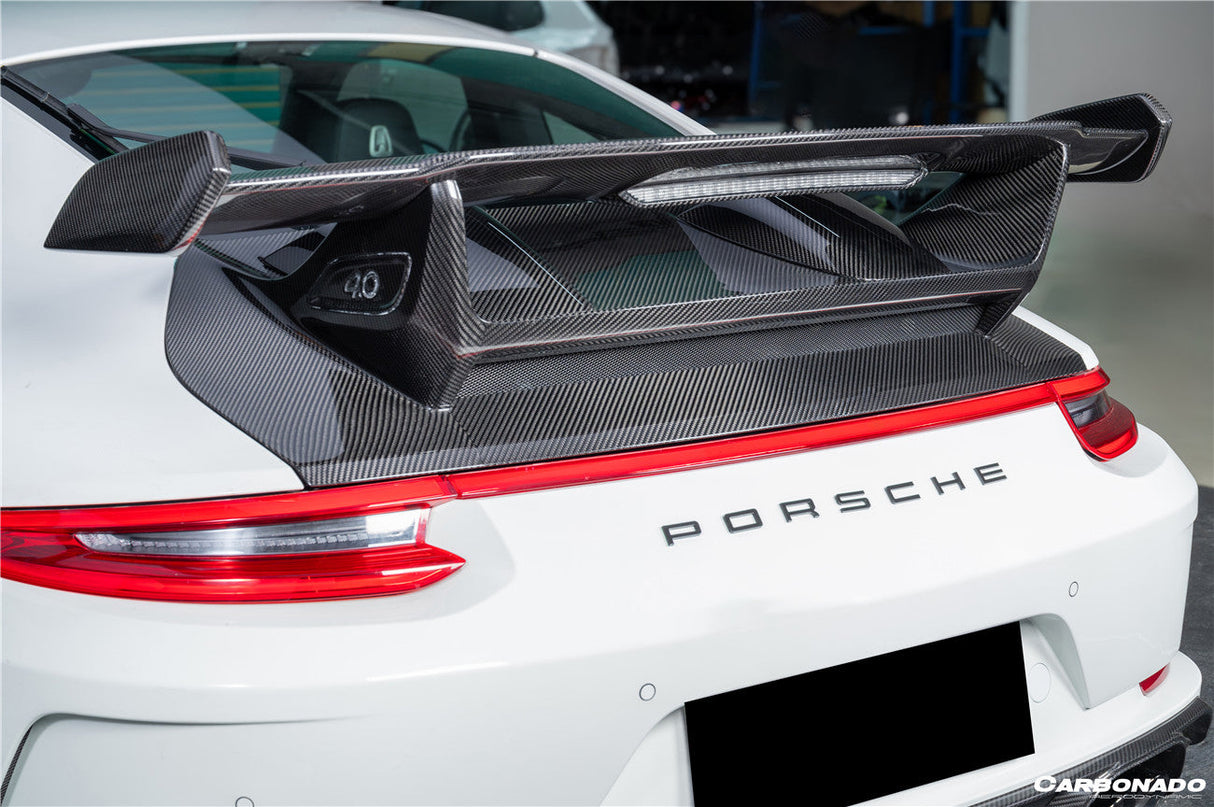2013-2019 Porsche Carrera 911 991.2 Autoclave Carbon Fiber Trunk Spoiler Wing Carbonado (GT3) Fits: 4, S, 4S, GTS, 4 GTS
