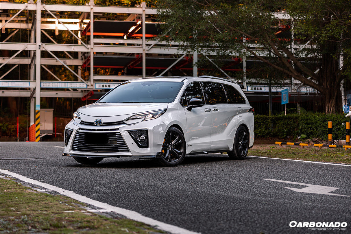 2021-UP Toyota GR SIENNA CA-II Style PP Material Front Bumper With light