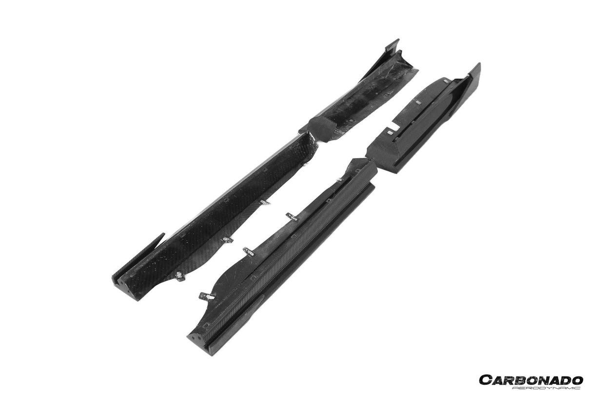 2020-2023 McLaren GT WP Style DRY Carbon Fiber Side Skirts