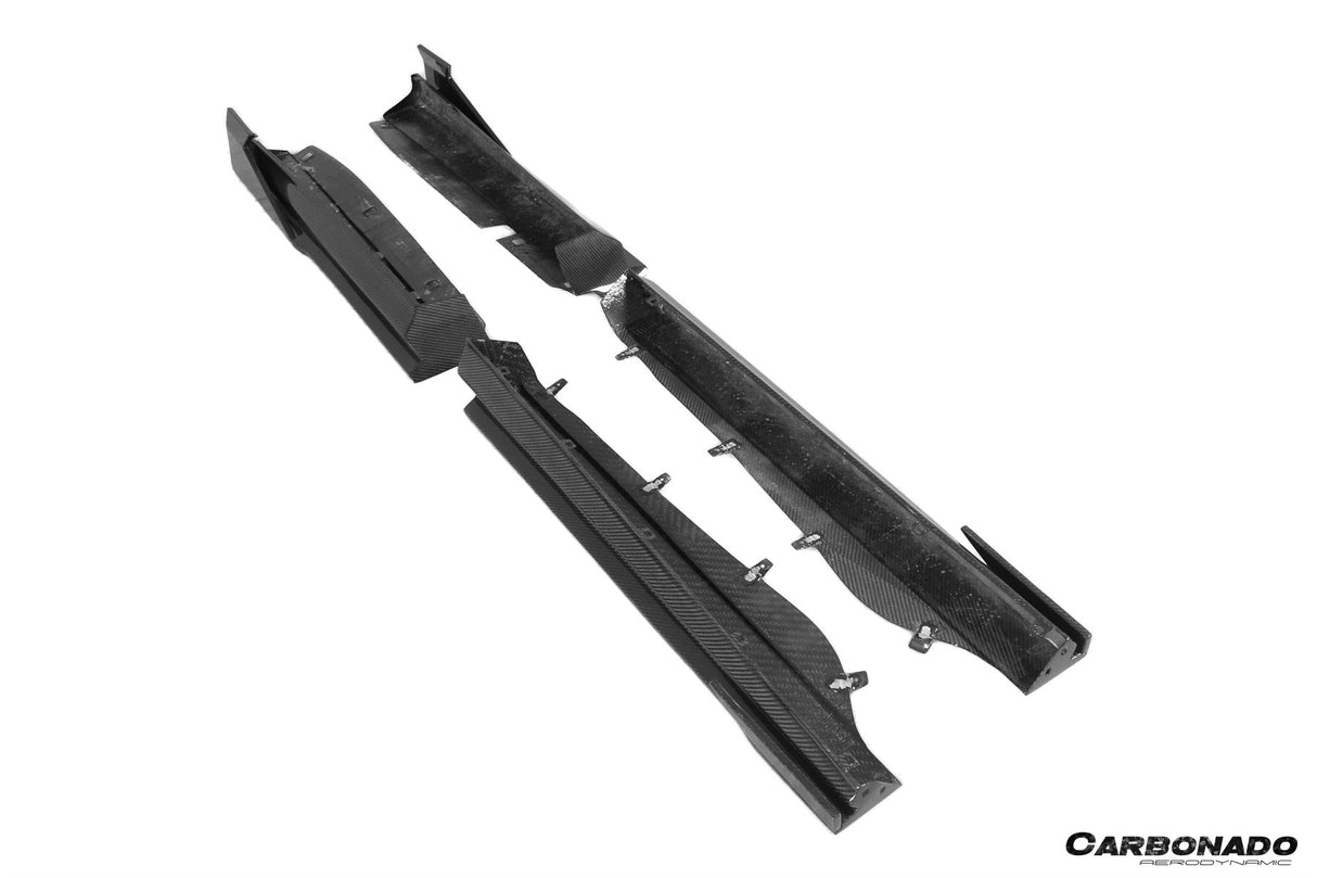 2020-2023 McLaren GT WP Style DRY Carbon Fiber Side Skirts