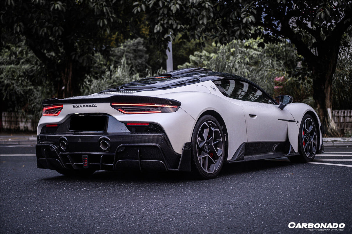 2020-UP Maserati MC20 MCPura MSY Style DRY Carbon Fiber Trunk Spoiler