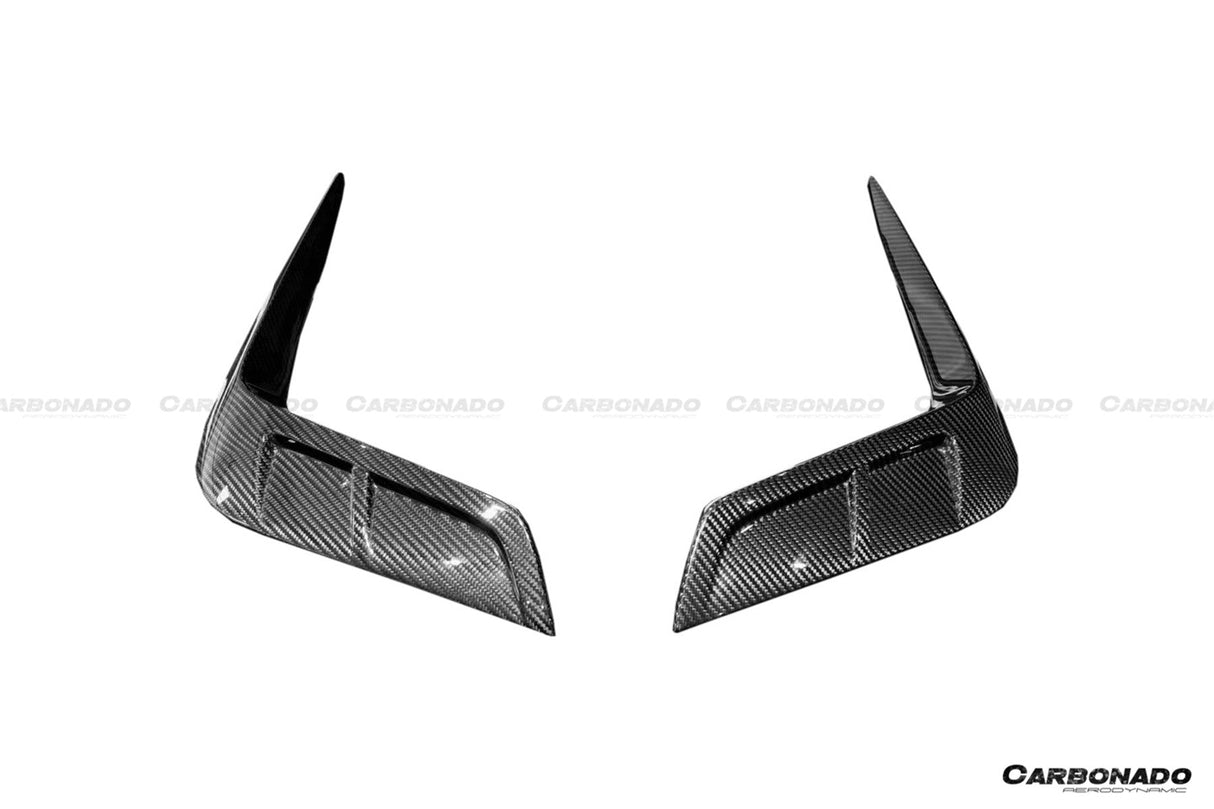 2020-2025 Maserati MC20 MSY Style DRY Carbon Fiber Front Bumper Vents